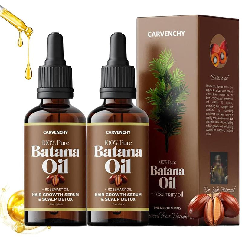 CARVENCHY Batana Oil with Rosemary for Revitalizing Hair - Nourishing Batana Oil with Natural Rosemary for Strong & Healthy Hair - Plant Extract Haircare & Scalp Treatment Serum