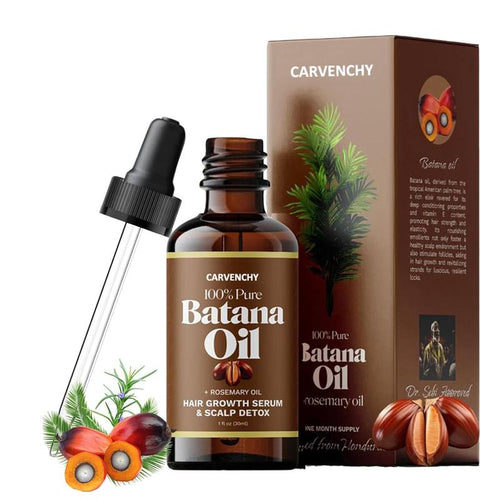 CARVENCHY Batana Oil with Rosemary for Revitalizing Hair - Nourishing Batana Oil with Natural Rosemary for Strong & Healthy Hair - Plant Extract Haircare & Scalp Treatment Serum