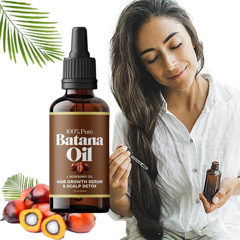 CARVENCHY Batana Oil with Rosemary for Revitalizing Hair - Nourishing Batana Oil with Natural Rosemary for Strong & Healthy Hair - Plant Extract Haircare & Scalp Treatment Serum